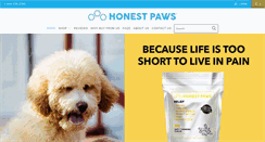 Desktop Screenshot of honestpaws.com