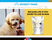 Tablet Screenshot of honestpaws.com